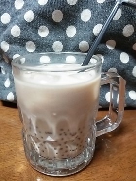 おうちでタピオカ入♪ロイヤルミルクティ~