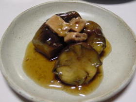 ナスと豚肉のあんかけ煮
