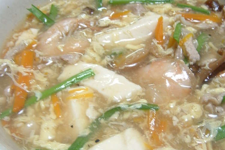 ご馳走スープ 酸辣湯 ｻﾝﾗｰﾀﾝ レシピ 作り方 By けゆあ クックパッド 簡単おいしいみんなのレシピが352万品