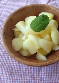 洋梨みたいな食感♡リンゴの蒸し煮
