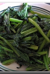油菜（YU-CHOI）の炒め物