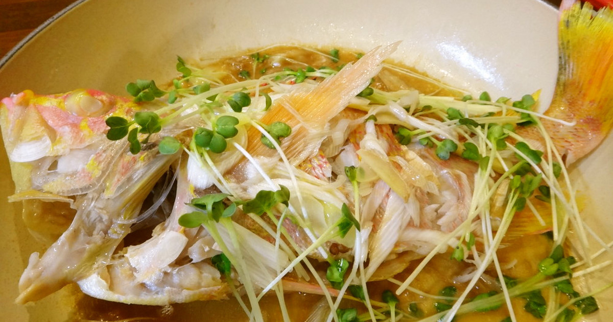 清蒸魚風 魚の丸ごと蒸し by さっふはは 【クックパッド】 簡単おいしいみんなのレシピが355万品