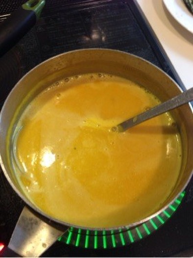 簡単かぼちゃスープの写真