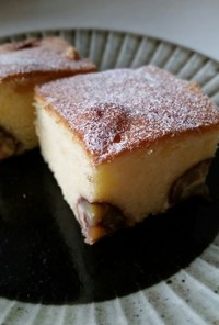 栗の渋皮煮のバターケーキ