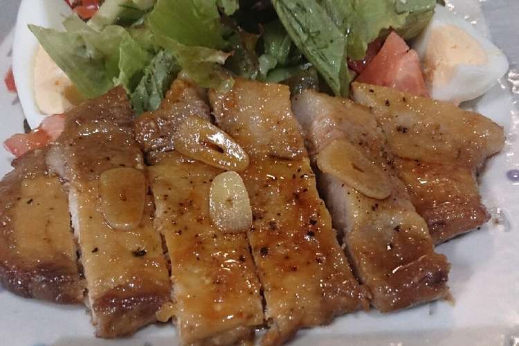豚ロースの酢ソテー にんにく酢醤油 レシピ 作り方 By ともぴったん クックパッド 簡単おいしいみんなのレシピが355万品
