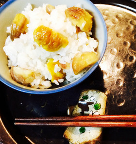 土鍋でほっくり♡栗ご飯