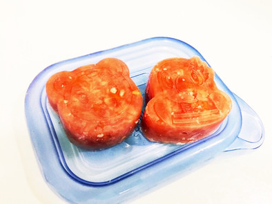 簡単！マグロのトマト和え。(離乳食中期)の写真
