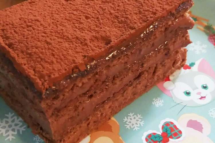 生チョコケーキ フランボワーズショコラ レシピ 作り方 By Pokoぽん 彡 クックパッド
