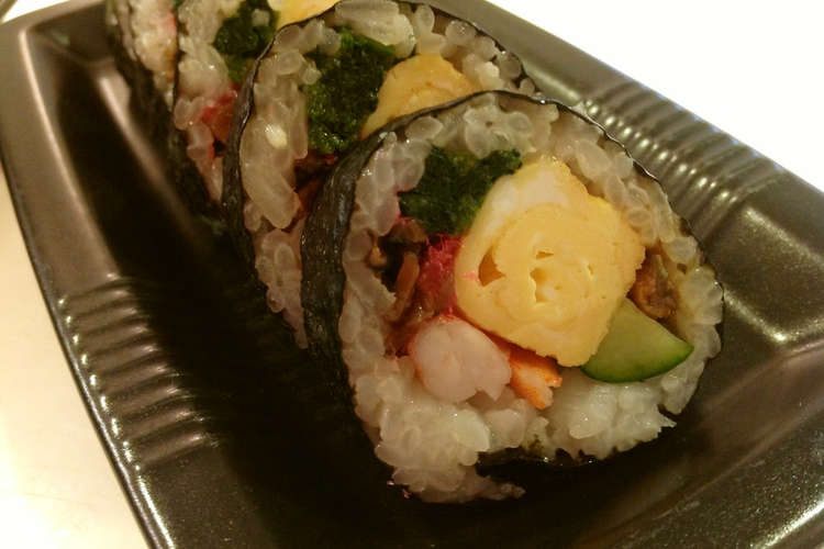 失敗無し 具沢山な7福太巻き 恵方にも レシピ 作り方 By あやまんくっきんぐ クックパッド 簡単おいしいみんなのレシピが356万品