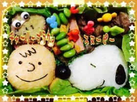簡単!スヌーピー☆キャラ弁・運動会