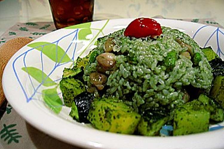 グリーンジェノベーゼライス レシピ 作り方 By ぱんなこった クックパッド 簡単おいしいみんなのレシピが357万品