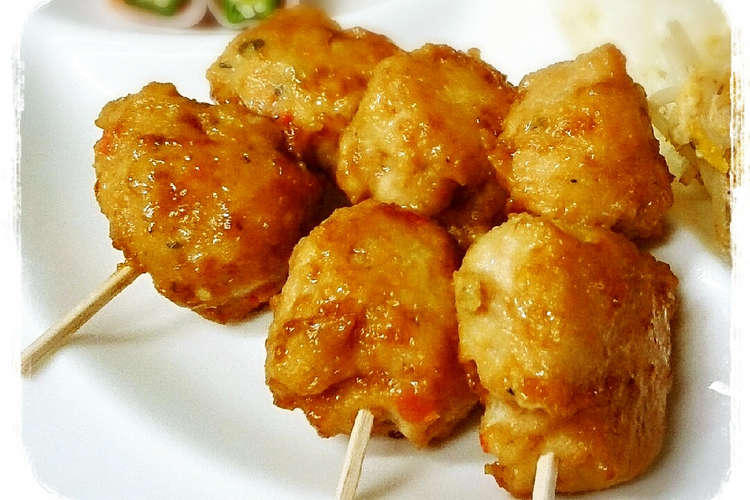 お弁当に 鍋用鶏団子でつくね串 レシピ 作り方 By Olivecook クックパッド 簡単おいしいみんなのレシピが360万品