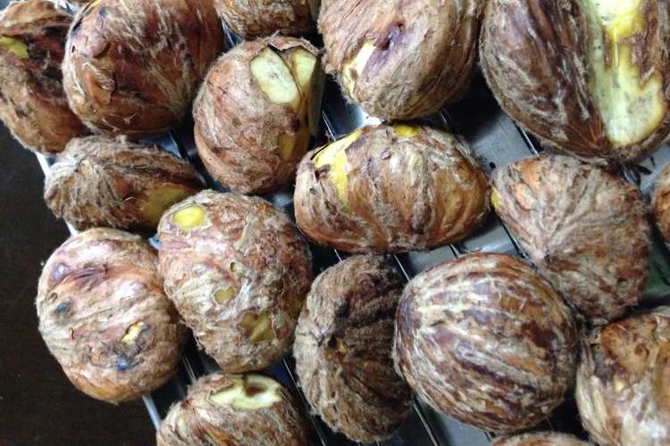 フライパンで焼き栗 渋皮付き レシピ 作り方 By ちびっこゆうママ クックパッド