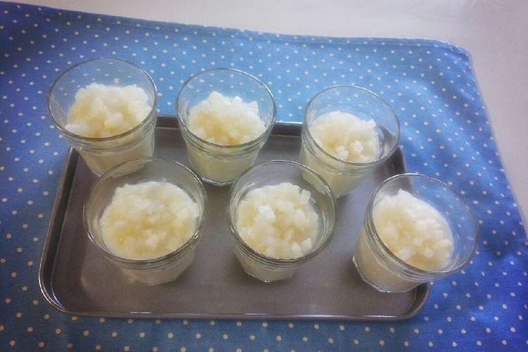 梨のミルクデザート レシピ 作り方 By アベリ クックパッド 簡単おいしいみんなのレシピが360万品
