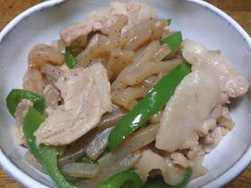 簡単おかず☆豚ピーこんにゃく