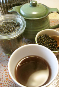 簡単☆千石黒豆（黒千石）茶