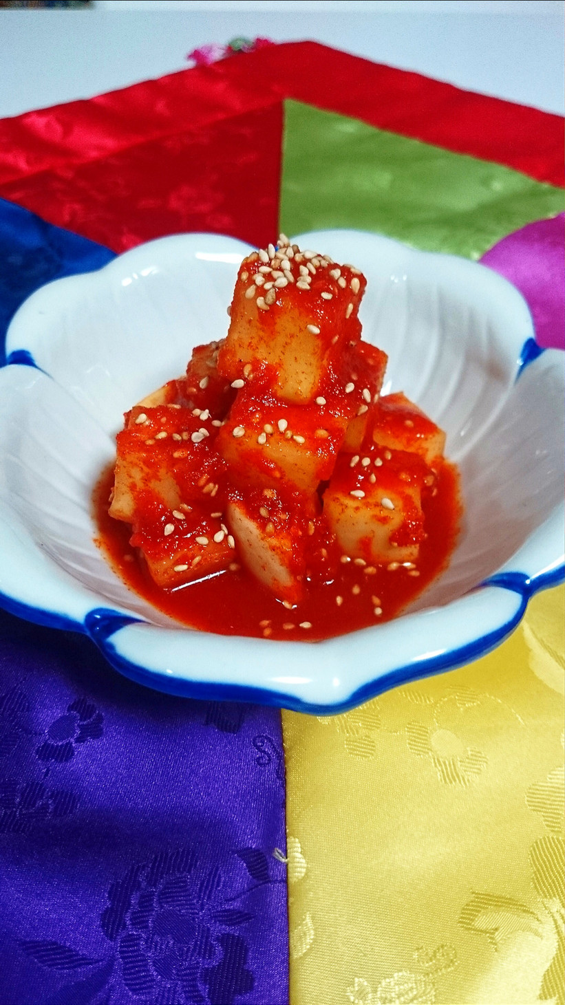 【人気の韓国料理】こく甘さっぱりカクテキの画像