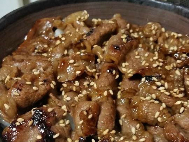 再現 吉野家風 牛カルビ丼 ノ レシピ 作り方 By トース党 クックパッド