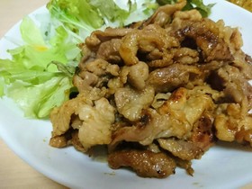 お弁当にも(^^)v 豚肉の味噌漬焼き
