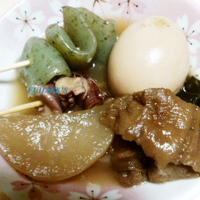 油麩で♪簡単時短ダイエットおでん