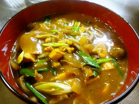 ルーと麺つゆで簡単うま♪カレー南蛮