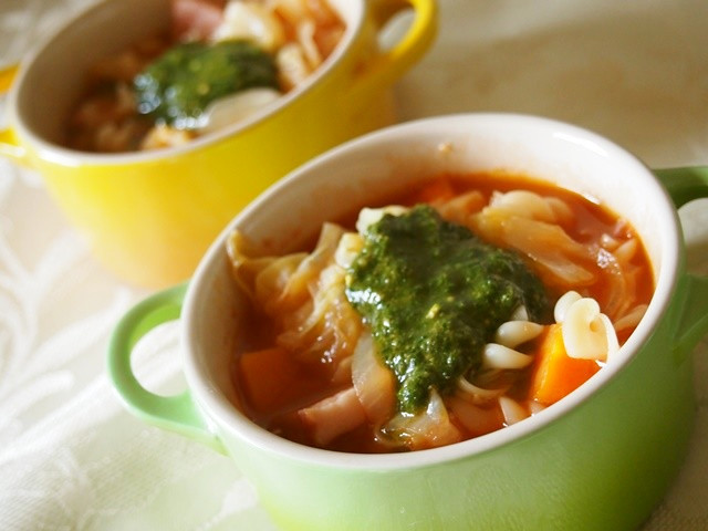 ♡キャベツたっぷりトマトスープ♡の画像
