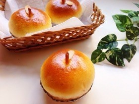 可愛くて美味しい♡りんごパン の画像