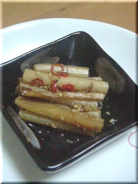 絶対ハマル☆叩きごぼうのゴマ漬け☆