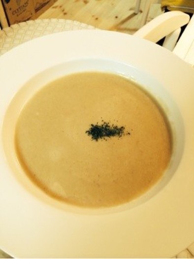 栗の濃厚スープの写真