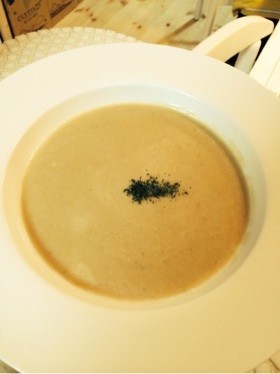 栗の濃厚スープ