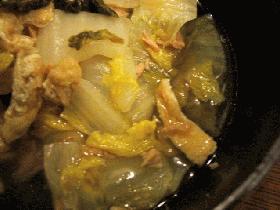 ☆白菜とあぶらげの煮びたし☆
