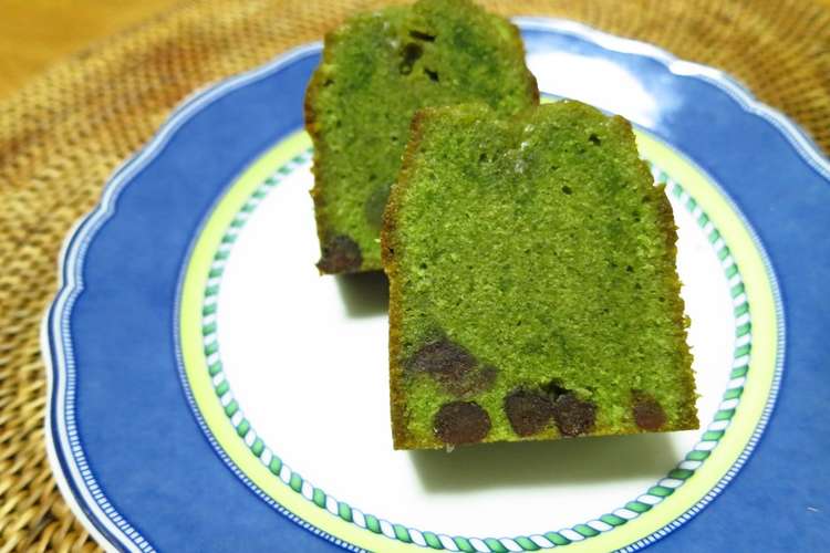 超しっとり抹茶パウンドケーキ レシピ 作り方 By もり503 クックパッド 簡単おいしいみんなのレシピが360万品
