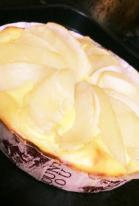 タルト風☆林檎のカスタードケーキ