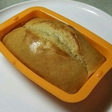 プロテイン入りバナナパウンドケーキの写真