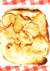 ♡林檎と薩摩芋の甘煮トースト♡