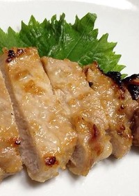 豚ロース厚切り肉のＷ麹漬