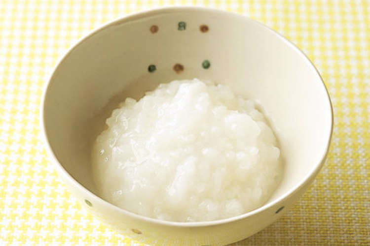 離乳食 ７倍がゆ ごはんから レシピ 作り方 By 学研のママ ベビー クックパッド 簡単おいしいみんなのレシピが360万品