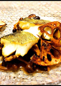 真鯛のポワレ　バルサミコソース