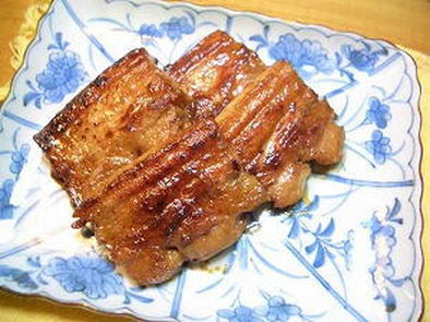 豚バラ肉の照り焼きの写真