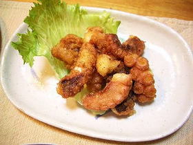 香りも美味しい♪タコのスパイシー揚げ