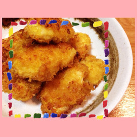 時短で簡単、鶏ムネ肉のカレーフライ