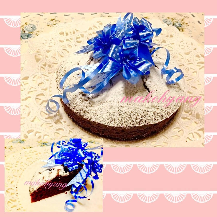 簡単☆HMでチョコケーキ☆の画像