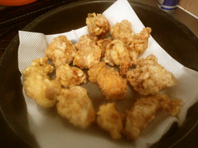 お好み焼粉で簡単♪フワサク衣の鶏の唐揚げ