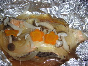 鮭のホイル焼き