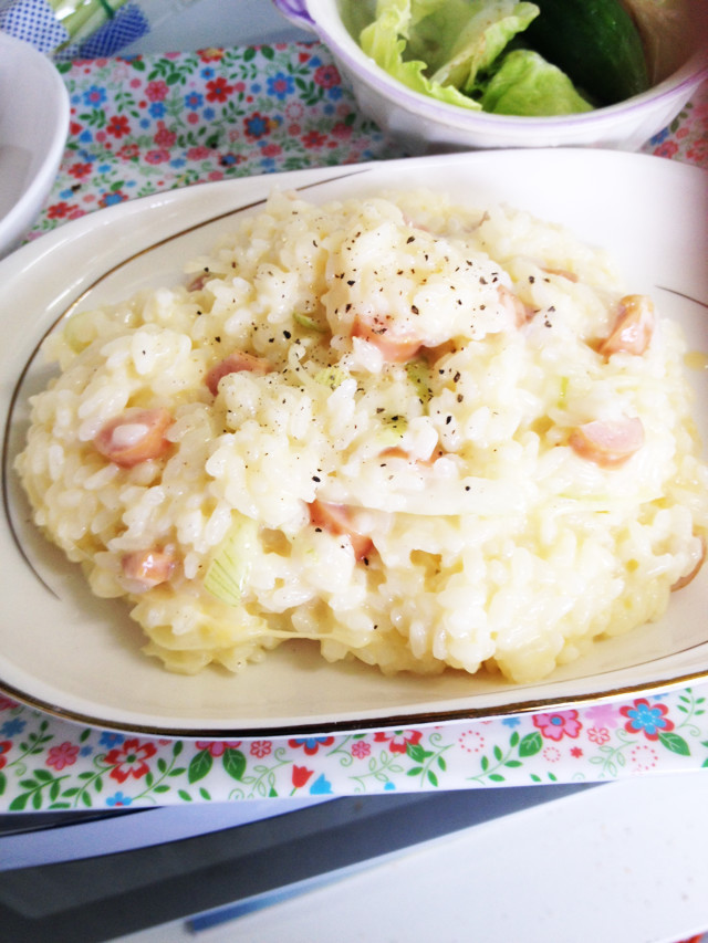 インスタントポットリゾットカルボナーラのレシピ