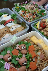 運動会のお弁当2014