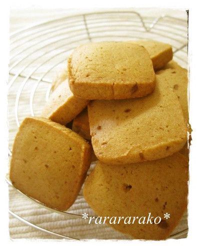 フープロで☆黒糖のアイスボックスクッキーの写真