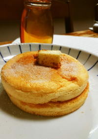 米粉のスフレパンケーキ