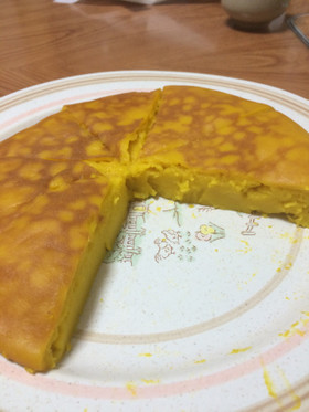 炊飯器で作る超簡単カボチャプリンケーキ!