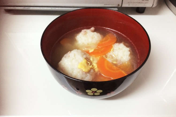 中華風ご飯団子スープ レシピ 作り方 By Imuyadi クックパッド 簡単おいしいみんなのレシピが364万品